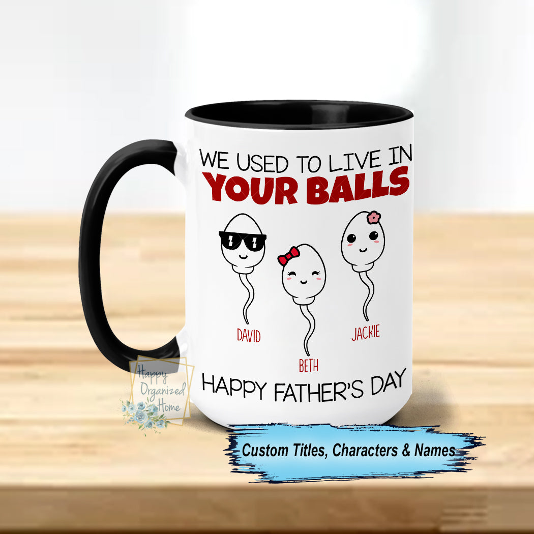 Personalized Father's Day Mug, Funny Father's Day Gifts, Funny