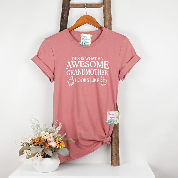 This is what an awesome grandmother looks like tshirt