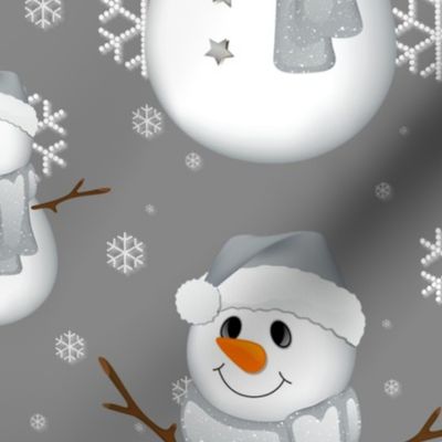 Christmas Pajamas PREORDER Design #3 Snowmen