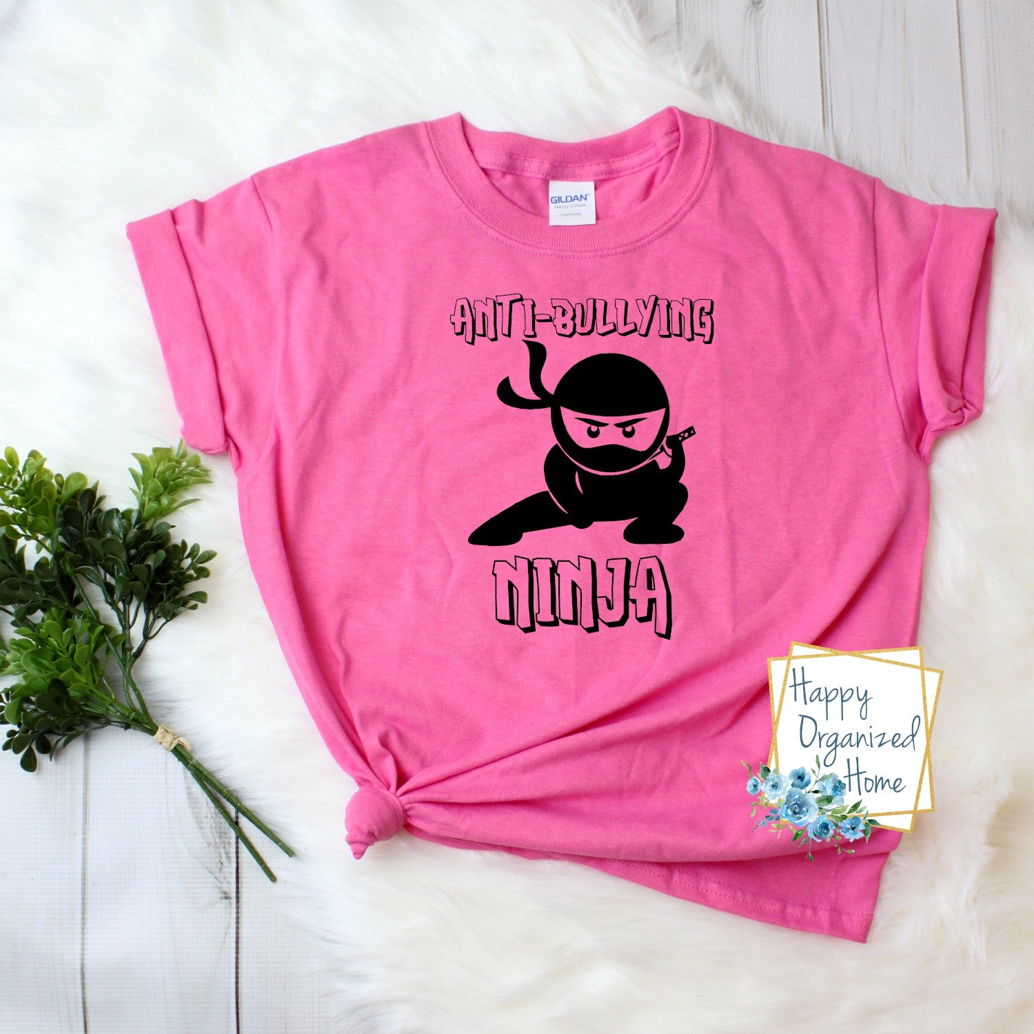 Anti Bullying Ninja - Pink Shirt Day T-shirt