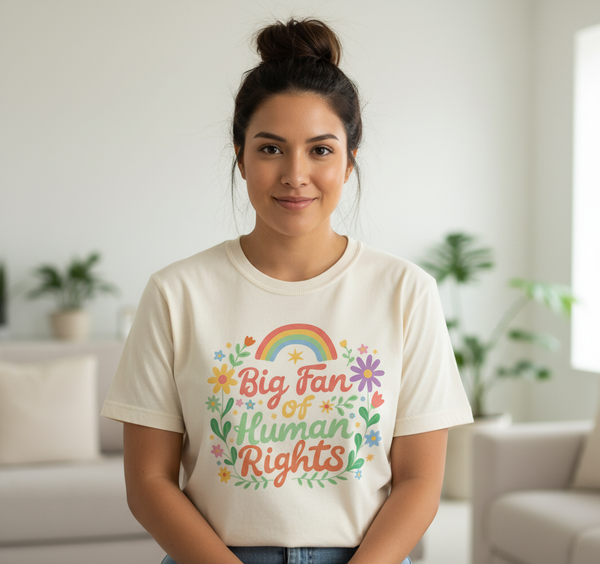 Big Fan of Human Rights Unisex tshirt