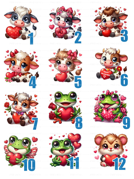 Kids Cute Animal Personalized Kids Unbreakable mug Valentine's Day Love Designs
