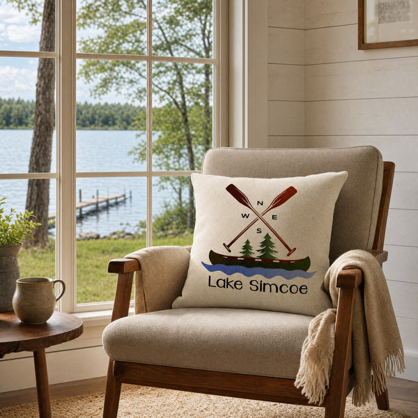 Family Cottage pillow personalized