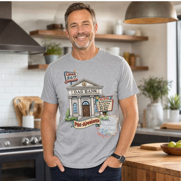 Funny Dad Bank shirt for Fathers Day