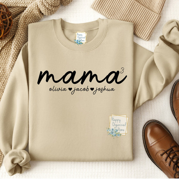 Custom Personalized Mom, Grandma, Nana Sweatshirt with Kids names