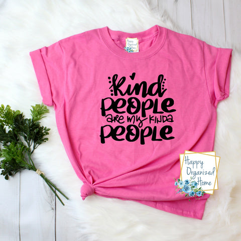 Kind people are my kinda people - Pink Shirt Day T-shirt Toddler, Kids and Adult