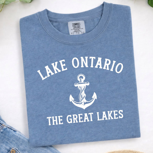 Lake Ontario Anchor Tshirt - Canada Proud Funny Unisex tshirt Funny Gift