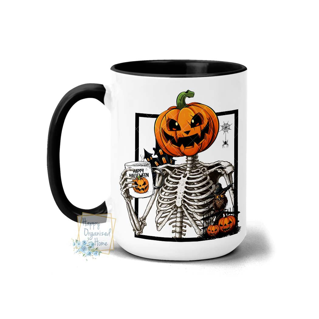Happy Halloween Pumpkin Coffee Mug Tea Mug