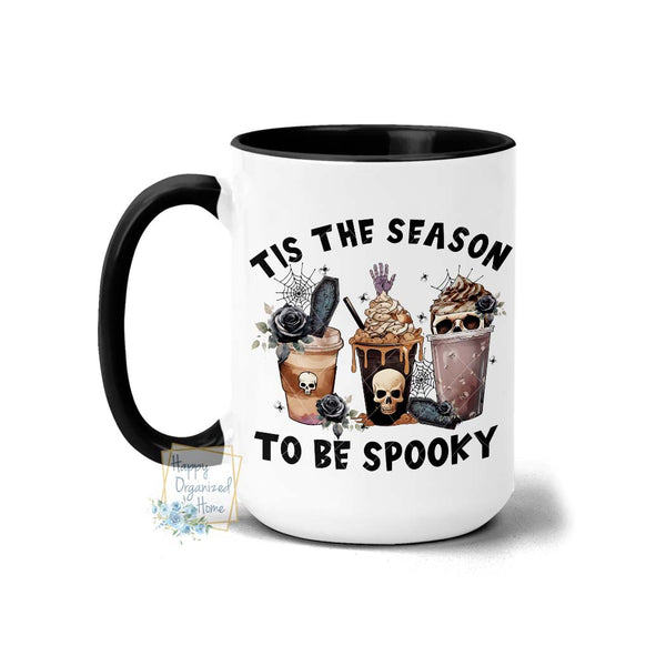 tis the season to be spooky Halloween Coffee Mug Tea Mug