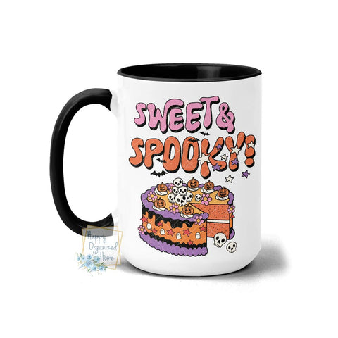Sweet and Spooky Halloween Cake - Coffee Mug Tea Mug