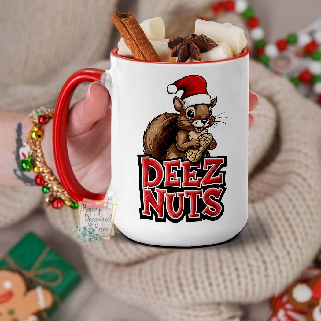 Deez Nuts - Christmas Coffee and Tea Mug