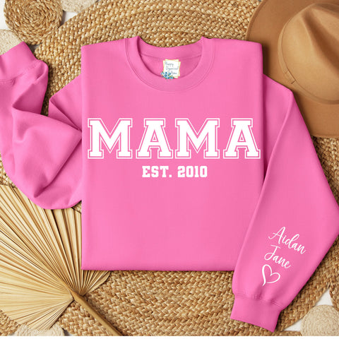 Mama, Nana Personalized with Kids Names sweatshirt