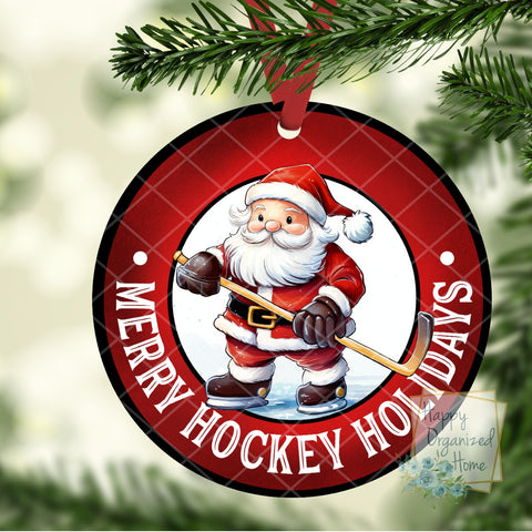 Merry Hockey Holidays - Christmas Ornament