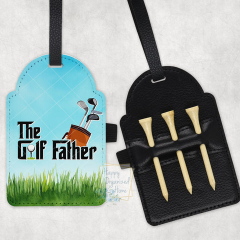 The golf Father Golf Tee Holder, Golfing gift