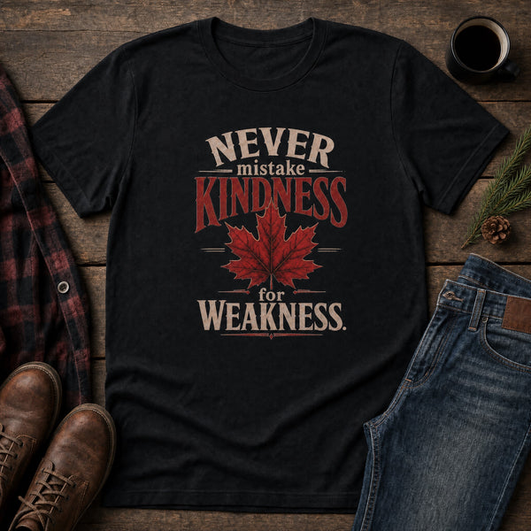 Never Mistake Kindness for weakness - Canada Unisex tshirt