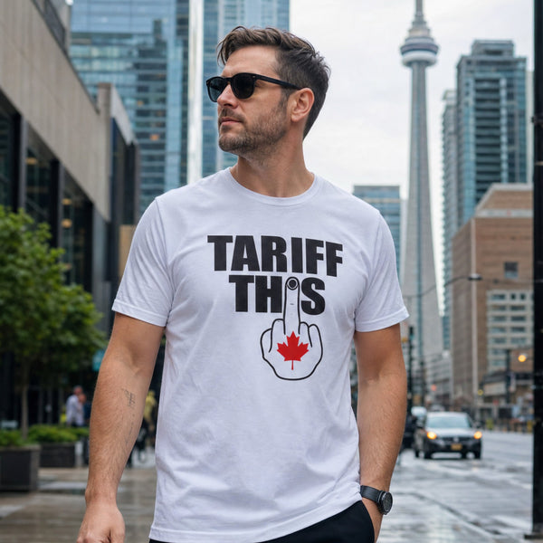 Tariff This Middle Finger Canadian Pride Unisex Tshirt