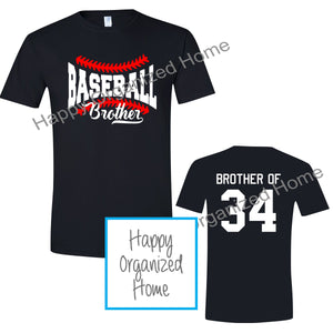 Baseball Brother Tshirt
