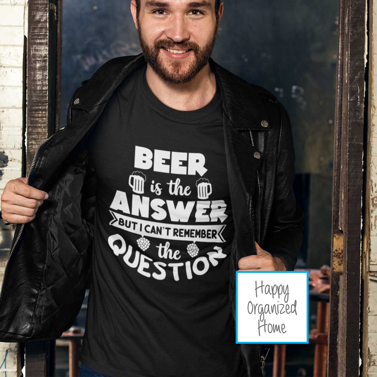 Beer is the answer, but I can't remember the question - Men's cotton t-shirt