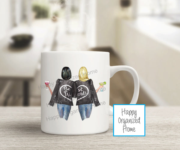 Best Friends - Personalized Mugs and Tumblers