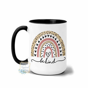 Be Kind Rainbow - Coffee Tea Mug
