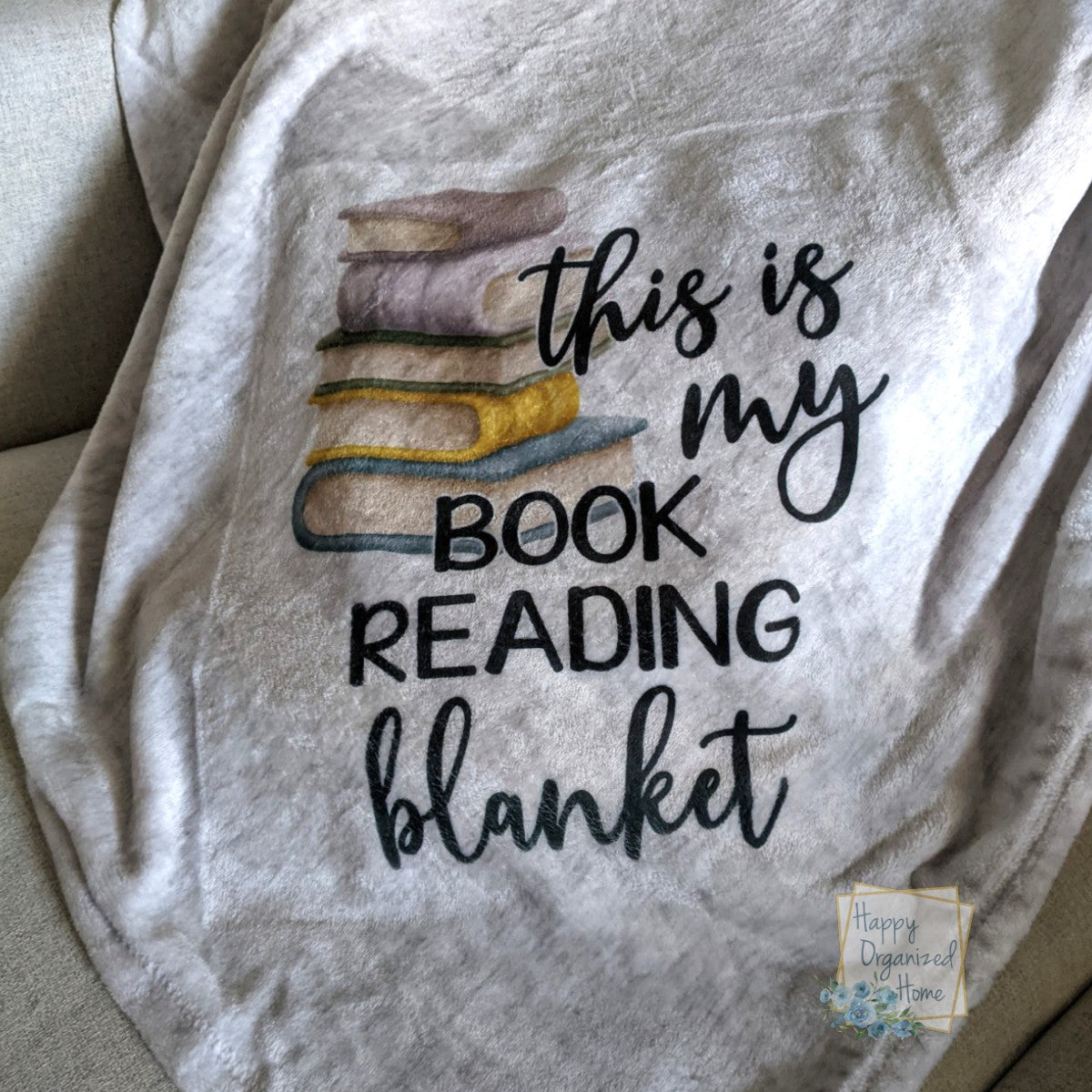 This is my book reading blanket