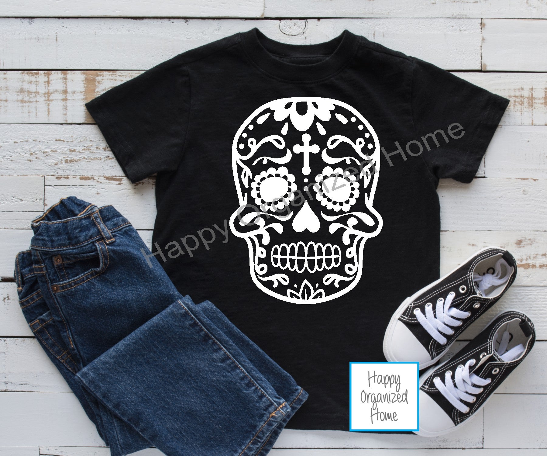 Candy Skull - Kids tshirt