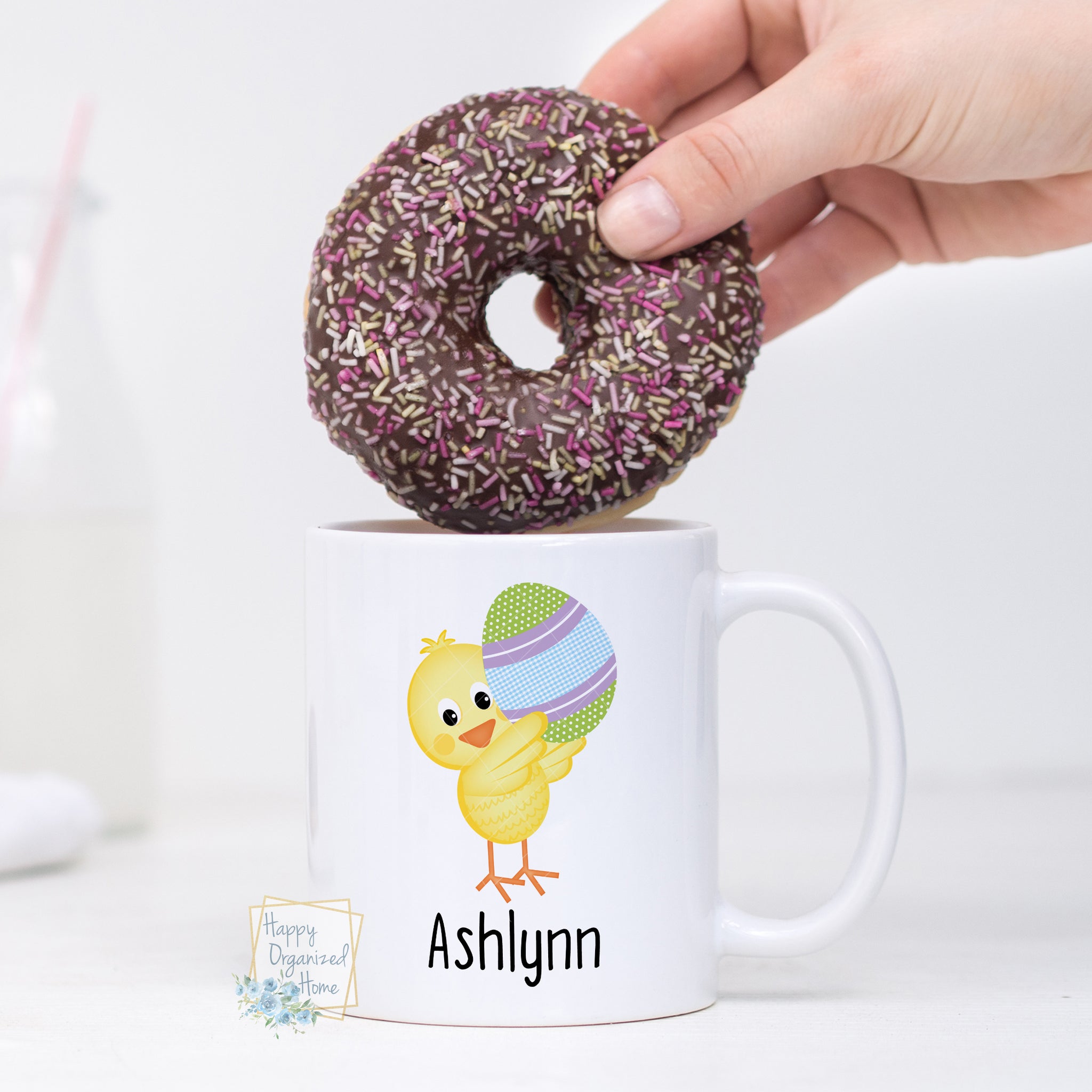 Chick with Easter Egg -  Personalized Easter Mug