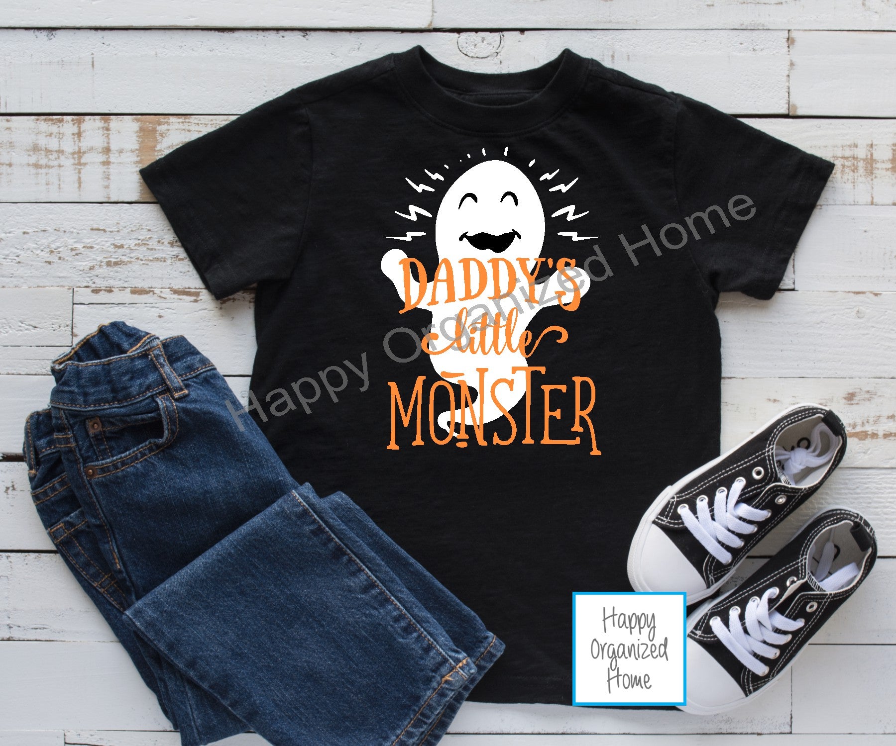 Daddy's Little Monster - Kids tshirt