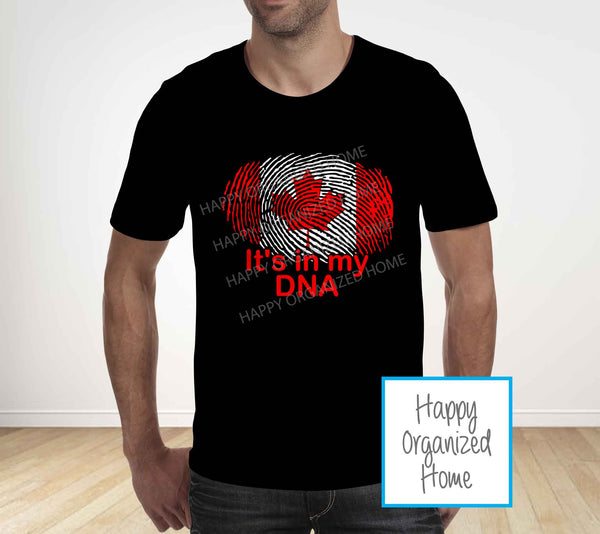 It's in my DNA - Canada Day Tshirt - Unisex