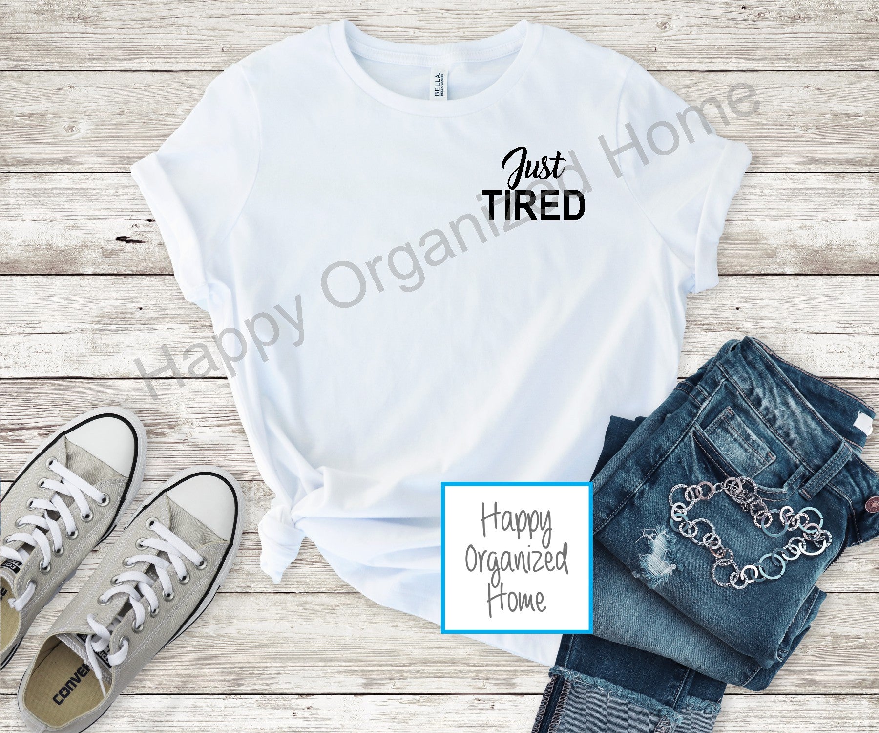 Just Tired - Ladies Relaxed Fit T-shirt