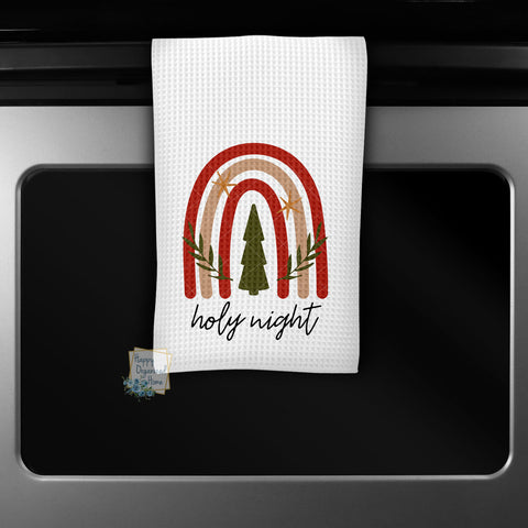 Holy Night Rainbow - Kitchen Towel Tea towel Printed Kitchen Towel