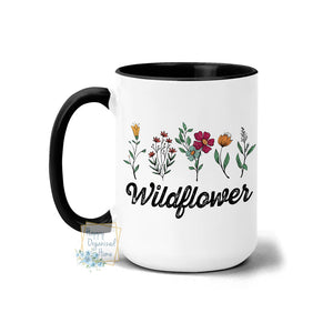 Windflower stems - Coffee Mug Tea Mug
