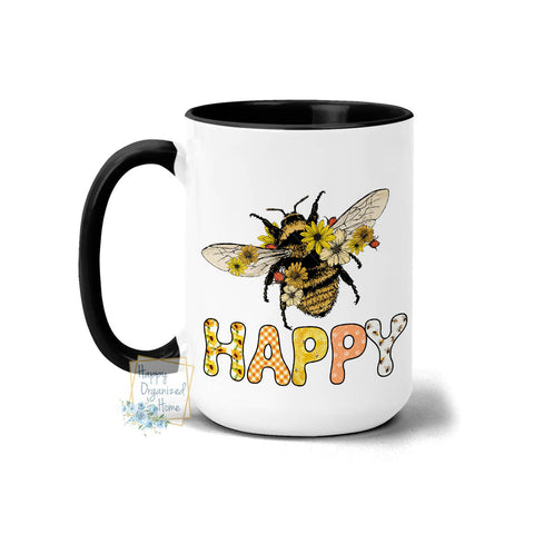 Bee Happy - Coffee Mug Tea Mug