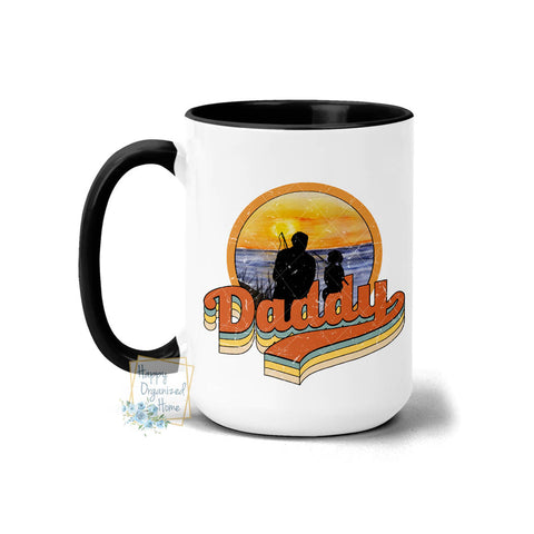 Daddy and Daughter Retro - Coffee Mug Tea Mug