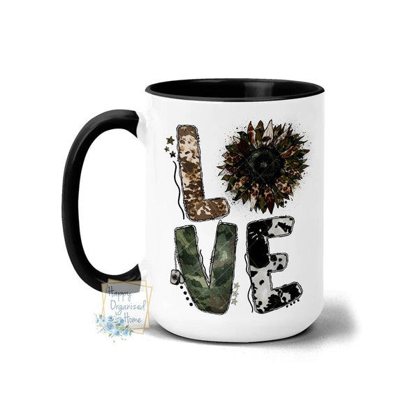 Love Camo Army style - Coffee Mug Tea Mug