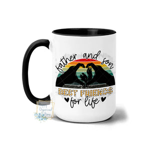 Father and son Best Friends for life - Coffee Mug Tea Mug