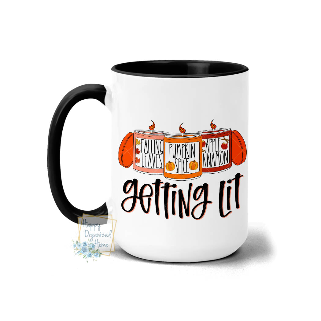 Getting Lit -  Fall mug Coffee Tea Mug