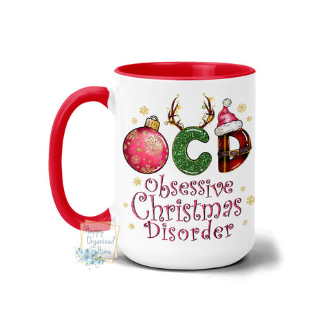 OCD Obsessive Christmas Disorder - Christmas Mug