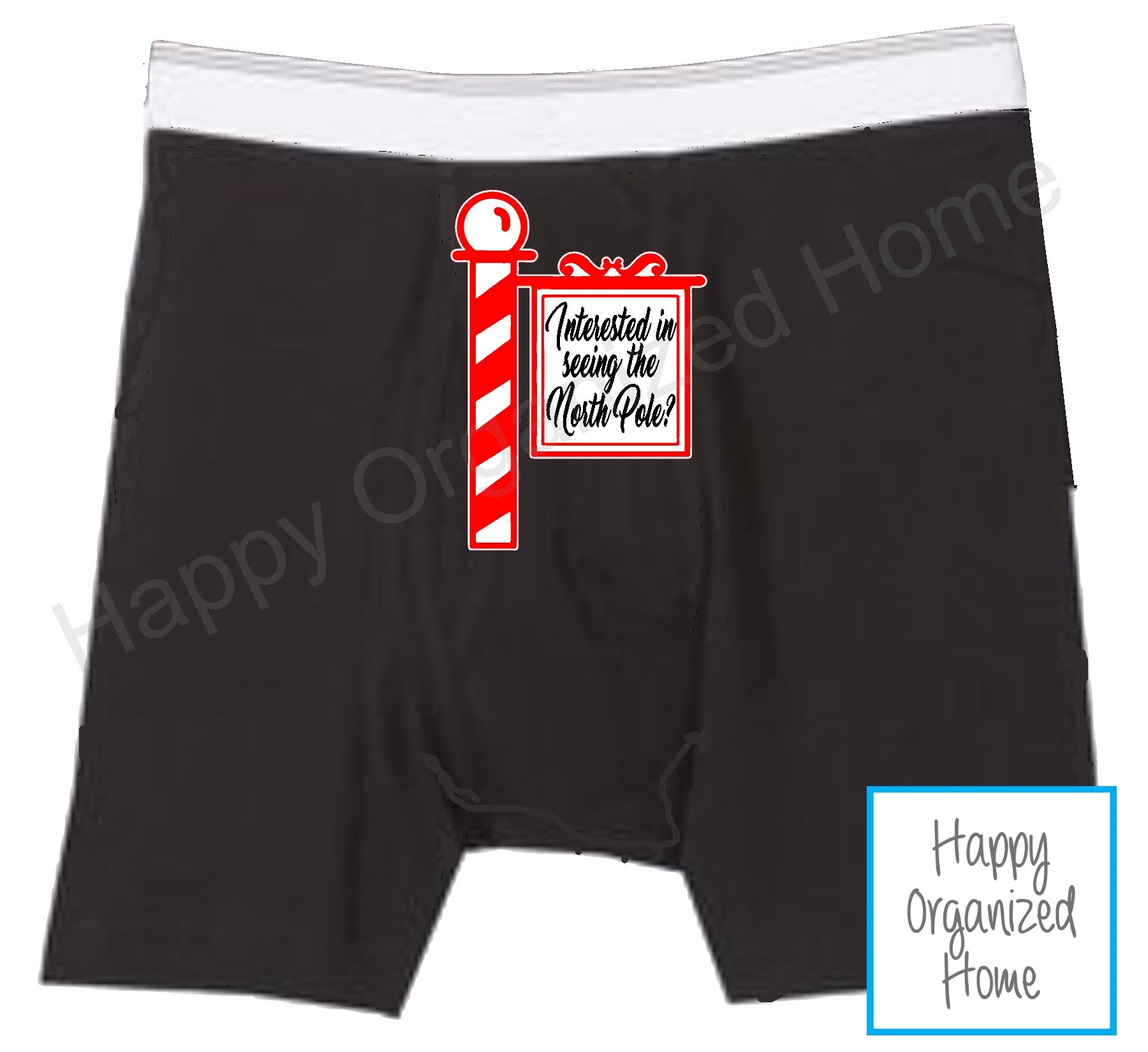 Wanna see the north Pole? - Men's Naughty Boxer Briefs – Happy