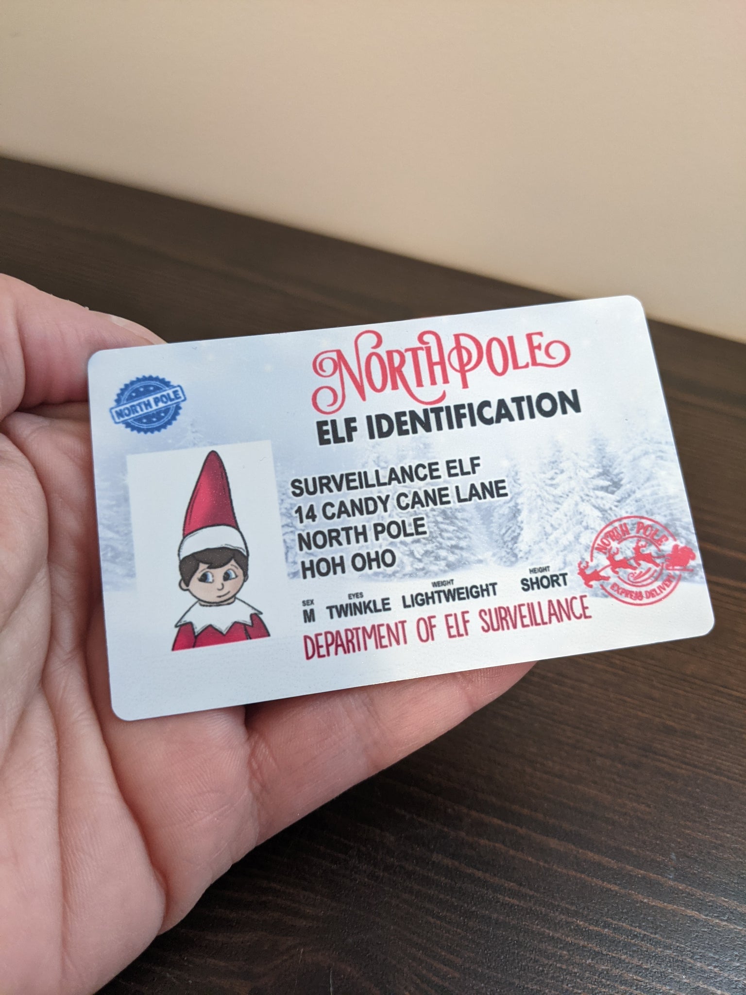 Elf surveillance ID card