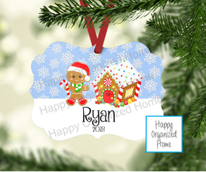Personalized Christmas Ornament Boy