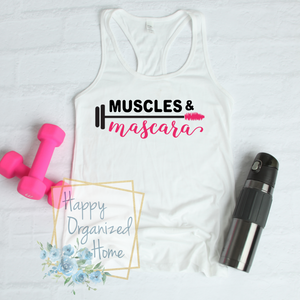 Muscles and Mascara  - Ladies Fitness Exercise tank