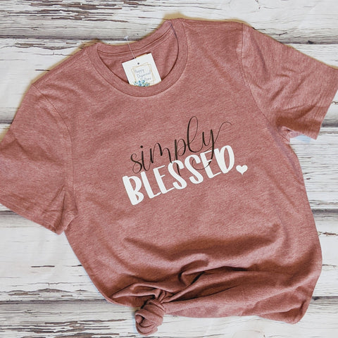 Simply Blessed - ladies t-shirt Overstock sale