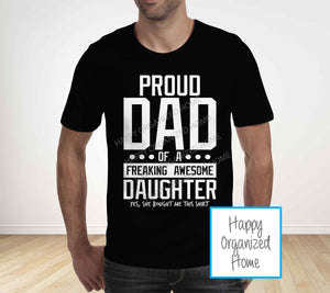 Proud Dad -  Father's Day T-shirt