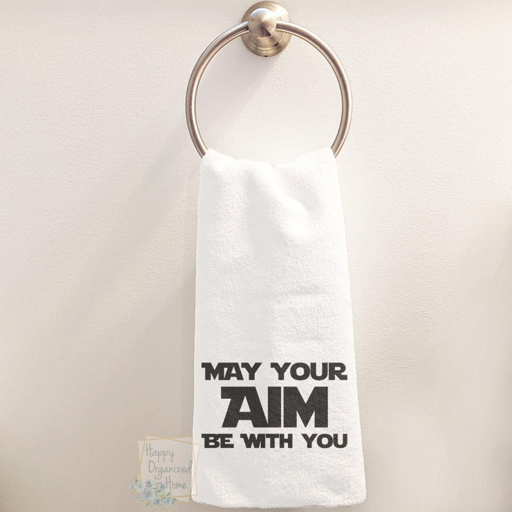 May your aim be with you- Hand Towel