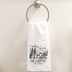Making memories one campsite at a time - Hand Towel