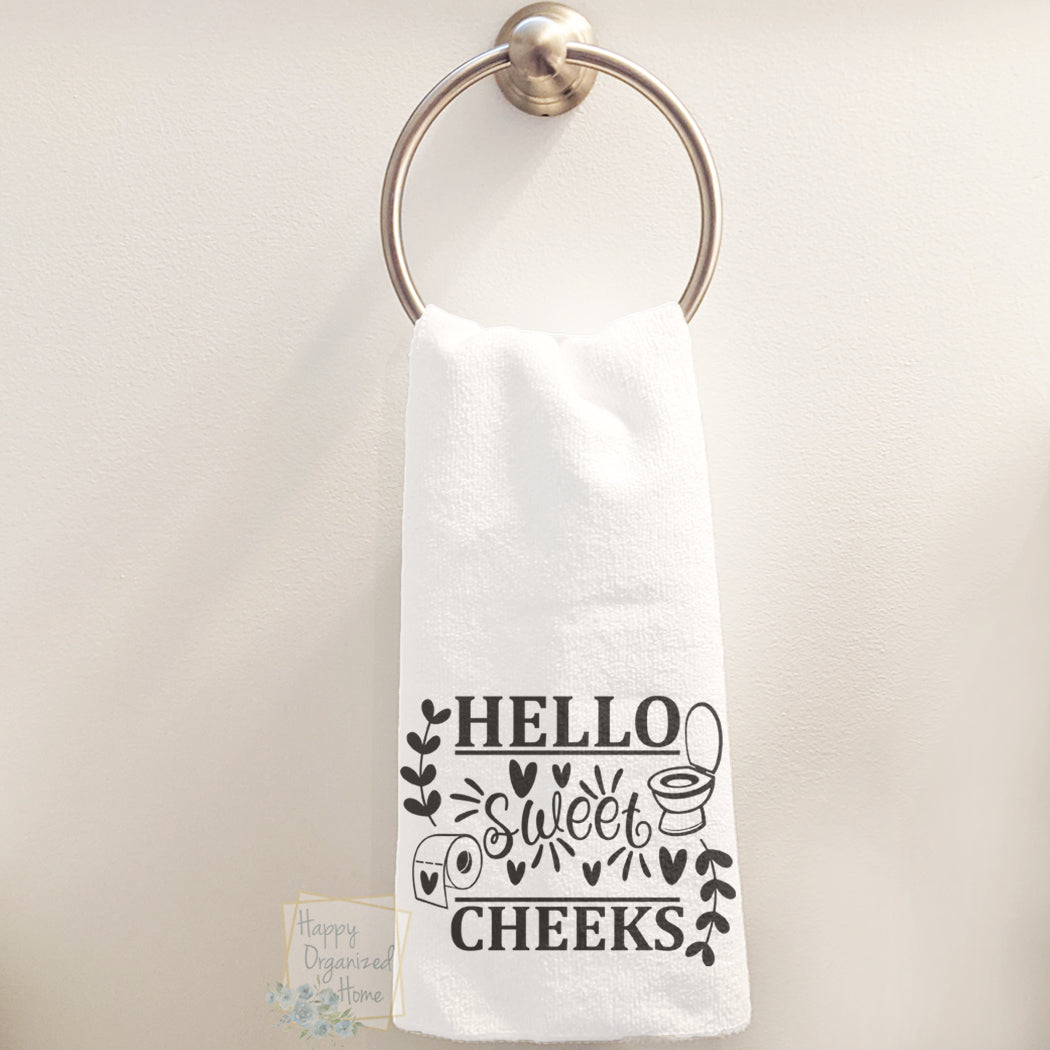 Hello Sweet Cheeks- Hand Towel