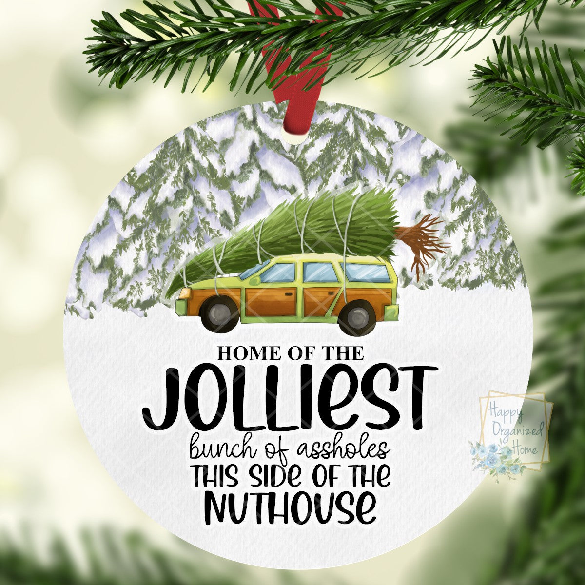 Jolliest bunch of assholes - Christmas Ornament