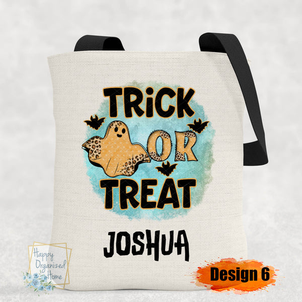 Halloween Trick or Treat Bags Personalized - Choose from 7 design