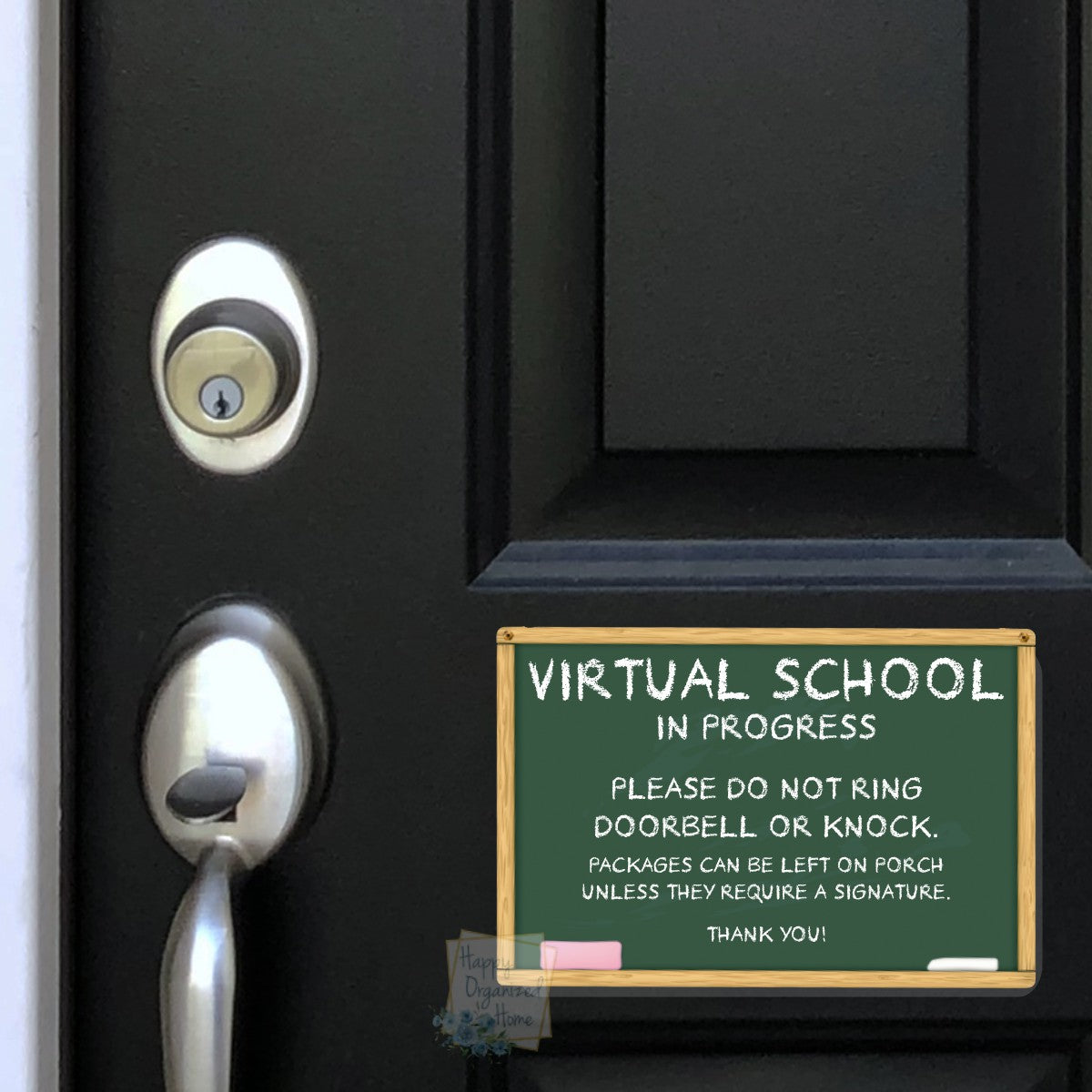 Virtual Learning Front Door Magnets - No soliciting